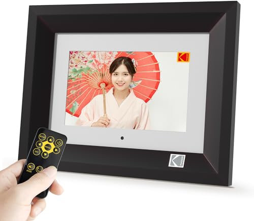 KODAK Hi Resolution 1024 x 600 7 Digital Photo Frame - Black RDPF-700W Burlywood