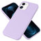 NALIA Morbido Cover in Silicone compatibile con iPhone 12 / iPhone 12 Pro Custodia, Protettiva Copertura Resistente allo Sporco con Microflusso, Soft Gomma Case Rugged Skin, Colore:Viola