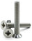 Hippo Hardware M4 (4mm X 50mm) Pozi Countersunk Machine Screws Pozidrive CSK Bolts A2 Stainless Steel (Pack of 20)