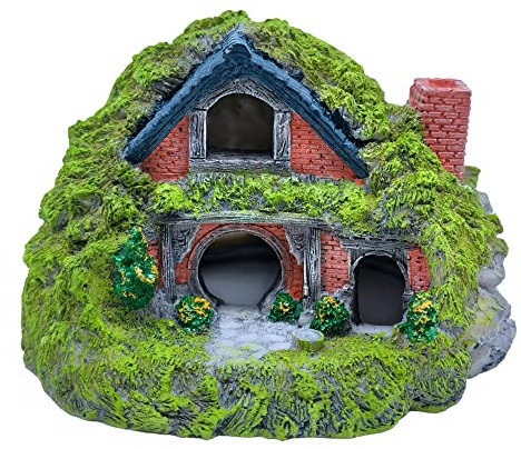 M2cbridge Antike römische Säule Ruinen Europäische Burg Aquarium Dekorationen Aquarium Versteck Felsen (Fairy Garden)