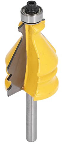 Forming Milling Cutter, Efficient Wear Resistant Carbon Steel Picture Frame Router Bit 1/4in Shank for Woodworking Projects