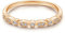 Gualiy Ringe Silber 925, Damen Ringe Rosegold Silber 925 Tropfen Zirkonia Versprechen Ringe Damen, Roségold-Vice Ring, Größe 54 (17.2)