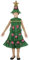 Funidelia | Christmas Tree Costumes for girl Christmas, Tree - Costume for kids, accessory fancy dress & props for Halloween, carnival & parties - Size 3-6 years - Green