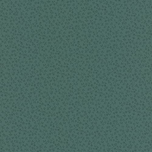 Rasch Sophia 710755 Papier peint non tissé avec petites fleurs Vert foncé 10,05 x 0,53 m