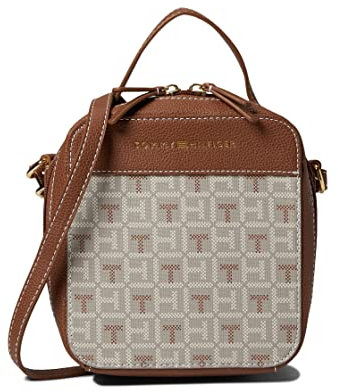 Tommy Hilfiger Andrea II Crossbody Stone/Cognac One size, Stein/Cognac, Einheitsgröße
