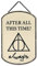 Harry Potter Wanddeko aus Holz zum Aufhängen, mit Heiligtümer des Todes Symbol – Vintage-Hary-Potter-Schild