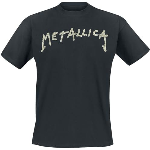 Rock Off Metallica 'Wuz Here' (Black) T-Shirt (Small)
