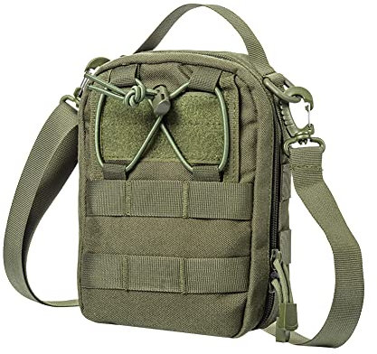 Leuchtturm Camping Licht Aufbewahrungstasche, Leuchtturm Camping Licht Aufbewahrungstasche Nylon Zelt Lampe Zubehör Halter große Kapazität for schwarzen Hund ESLNF Goal Zero ML4, armee-grün