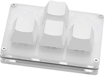 Mini clavier 4 touches flèches vers le haut, le bas, la gauche, la droite WASD clavier mécanique personnalisé