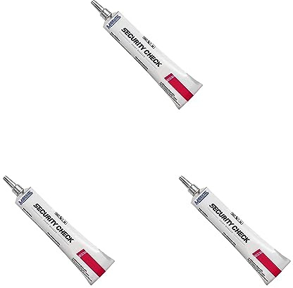 Markal 96670 Security Check Marqueur de peinture, Rouge (Lot de 3)