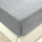 Wotcsil Warm Plüsch Spannbettlaken Flanell Fleece Spannbettlaken 180x200cm Grau Winter Cashmere Touch Bettlaken Spannbetttuch für Boxspringbett Matratze Hohe bis 25 cm