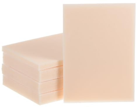 sourcing map 8pcs Sanding Sponge 4 x 2-3/4 Sanding Sponges Pad 2000 Grit Hand Sanding Sponges Sheet Wet Dry Sandpaper for Model Drywall Metal Wood Furniture Polishing, Beige