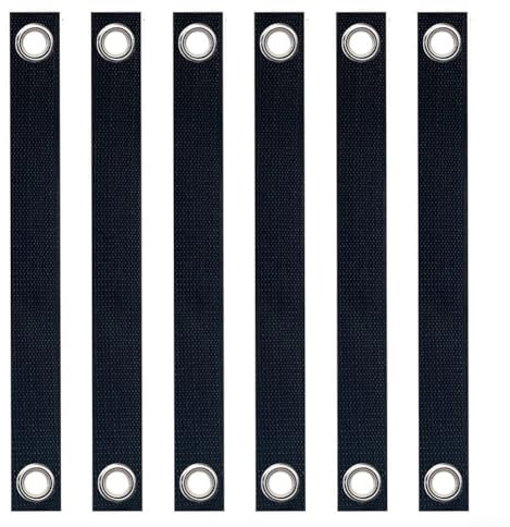 6 Stück Baumgurte zum Abstecken und Stützen, strapazierfähiges Nylon-Material, sichere frisch gepflanzte Bäume, für Hurrikan-Schutz