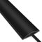Floor Cable Protector, 2M Black Wire Covers for Cables, Flexible PVC Cable Floor Cover with Pre-Cut Cord Channel for Indoor Home Office Gym Carpet Tidy Mat