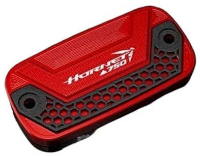 PEIWUparts Motorrad Vorderradbremsflüssigkeitsbehälter Abdeckung Motoröl Einfülldeckel Für Honda CB750 CB 750 Hornet 750 2023-2024(Farbe:ROT)