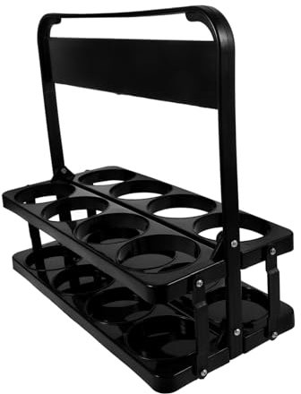 BCOATH Athlete 8-pack Water Bottle Carrier Foldable Drink Holder for Football Portable Cup Holder for Training