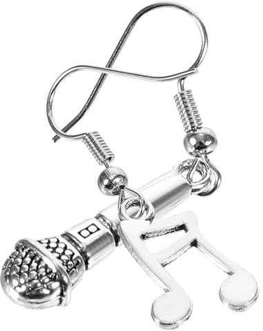 TINEASUR Music Lover's Decorative Music Note Earrings for Women Asymmetrical Design