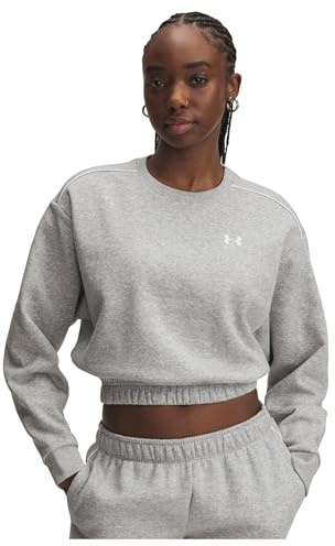 Under Armour Damen Rival Fleece Piped Long Sleeve Crew Tennis-Shorts (1er Pack)