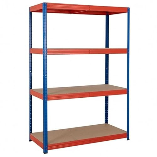 SGS 4 Tier Garage Racking 15mm chipboard - 180x120x60cm