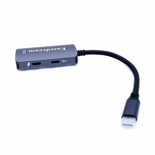 Eazedream Type-C Hub Adapter für Viture Xreal Rokid Rayneo AR Brille (3 USB-C)