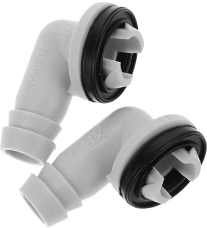 Mobestech Lot De 2 Raccords De Tuyau Pour Climatiseur De Fenêtre Remplacement De Condensats Pour Climatiseur Portable Adaptateur De Tuyau Pour Climatiseur De Fenêtre Raccord En Plastique