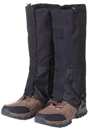 Woalopted Beinschoner Wasserdicht | Verstellbare Stulpen Für Herren | Schützende Überzüge Für Regen Schnee Stiefel Damen Ski Winter Snowshoeing Klettern