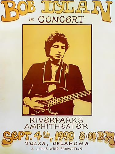 Bob Dylan in Concert at Riverpark Amphitheater - Poster, 30 x 40 cm