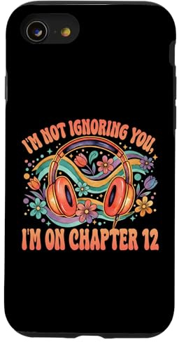 Headphones Audiobook gifts Fan I’m On Chapter retro groovy Case for iPhone SE (2020) / 7/8