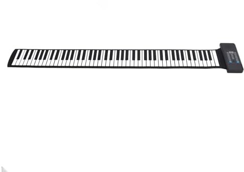 Cocoarm 88-Tasten-Roll-Up-Piano, Elektronisches Hand-Roll-Piano mit 128 Klängen und Rhythmen, LED-Display und MIDI-Funktion, Geschenk für und Anfänger