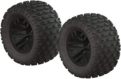 1/10 DBoots Fortress MT 2.2/3.0 vormontierte Reifen, 14mm Hex, Schwarz (2)