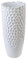 Casablanca Macetero XL Redondo de Fibra de Vidrio – Macetero XXL para Interior – con Maceta – Decoración Salón Blanco Altura 90 cm
