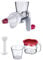 Westmark Accessorio per centrifuga con contenitore e raccogli-polpa, Base combinabile con Tritacarne 97042260 o grattugia a tamburo 97022260, Plastica, Vita Freund, Bianco/Rosso, 97072260