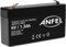 BATTERIA ERMETICA ricaricabile al Piombo 6V 1,3Ah - 3914/415001000-98x25x59mm - COMPATIBILE CON BEGHELLI LAMPADE
