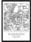 Nacnic Blade Guangzhou Stadtplan nordischen Stil schwarz und weiß. A3 Größe Plakat Das bedruckte Papier Keine 250 gr. Gemälde, Drucke und Poster für Wohnzimmer und Schlafzimmer