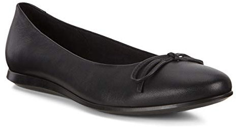 ECCO Women's Touch Ballerina 2.0 Ballet Flat, Black, 5/5.5 UK