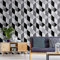 Sublime Marble Geo - Charcoal Wallpaper