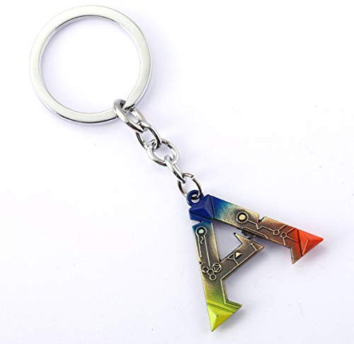 FEIDIAO ARK Survival Evolved Schlüsselkette Männer Frauen Schlüsselringe für Geschenk Chaveiro Auto Schlüsselbund Schmuck Schlüsselhalter Souvenir Cosplay Party Zubehör Freunde Geschenke (B)