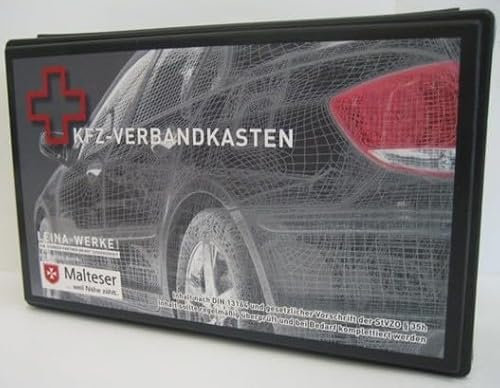 LEINA-WERKE KFZ Erste Hilfe Set mit Verbandkasten Verbandskasten für Auto LKW Motorrad DIN 13164 First Aid Kit REF 81575