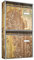 banjado® Briefkastenanlage 2 Fach 36x64x10cm mit Motiv/Briefkasten groß mit Namensschild/Postkasten A4 Einwurf inkl. Montagematerial & je 2 Schlüsseln/Briefkasten ohne Zeitungsfach