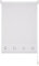 Square Eyelet Windows Roller Blinds Polyester Fabric, Easy Fit Trimmable, Home, Office, Blind with Metal Tube and Child Safe Fittings (Width 180cm x Length 210cm, Light Filtering Shade, White)
