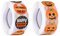 AIEX 1000Stück Halloween Aufkleber, 2,5cm Runde Halloween Sticker Kürbis Aufkleber Halloween Niedliche Aufkleber für Papier Kinderparty Dekorationen
