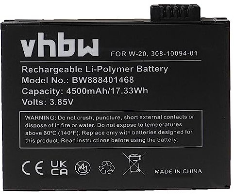 vhbw batteria compatibile con Netgear Nighthawk M5 MR5000, MR5100, MR5200 hotspot modem router portatile (4500mAh, 3,85V, Li-Poly)