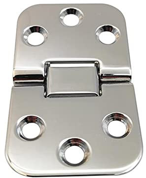 Aublinto CharnièRes De Porte De Table Et De Chaise,CharnièRes INOX éPaisseur Paumelle CharnièRes De Table Et De Chaise Pliantes en Acier Inoxydable 316 pour Tables Pliantes, Quincaillerie Marine