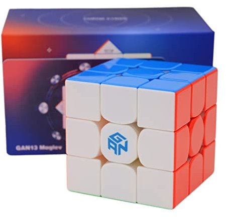 Bukefuno GAN 13 Maglev UV 3x3 Magnetischer Zauberwürfel Speed Puzzle Stickerless Cube Magic Gans Cubes Flaggschiff (UV-Beschichtung Glänzend)