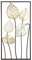 Gilde Metall Wandrelief Frasca VE 2 (BxHxL) 40 cm x 80 cm x 2 cm antik Gold/Silber/braun, dk.brauner Rahmen Sie kaufen Hier Immer EIN Set von 2 gleichen Artikeln.