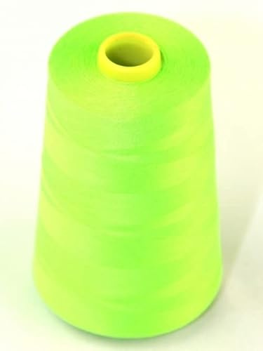 120s Sewing Thread Cone 4500m Fluorescent Lime - Each