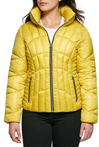 GUESS Piumino da donna di peso medio, Evidenziatore, Small