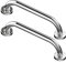 Howdah Haltegriffe für Senioren 30 CM Verchromt Edelstahl Badezimmer Haltegriff, Dusche Griff, Bad Griff, Haltegriffe Senior für Badezimmer 2 Stück