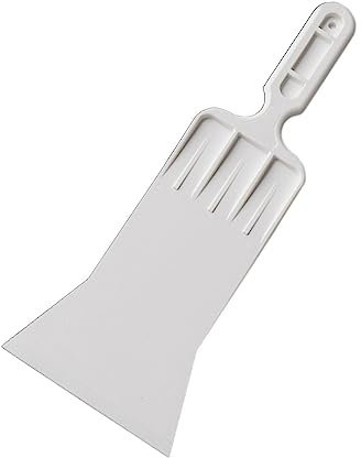 SLAVIK Manico Lungo Bulldozer Seccatoio Raschietto for La Pulizia del Parabrezza Spatola di Plastica Bordo in Lana Car Wrap Window Tint Tool B15N (Color : White)