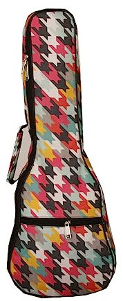Surwin Ukulelentasche 21’ 23’ 26’ Ukulele Case Bag für Sopran Konzert Tenor, Tragbare Ukulelen Tasche Rucksack Aufbewahrung Soft Case Verstellbarem Schultergurt (Farbe,21 Zoll)